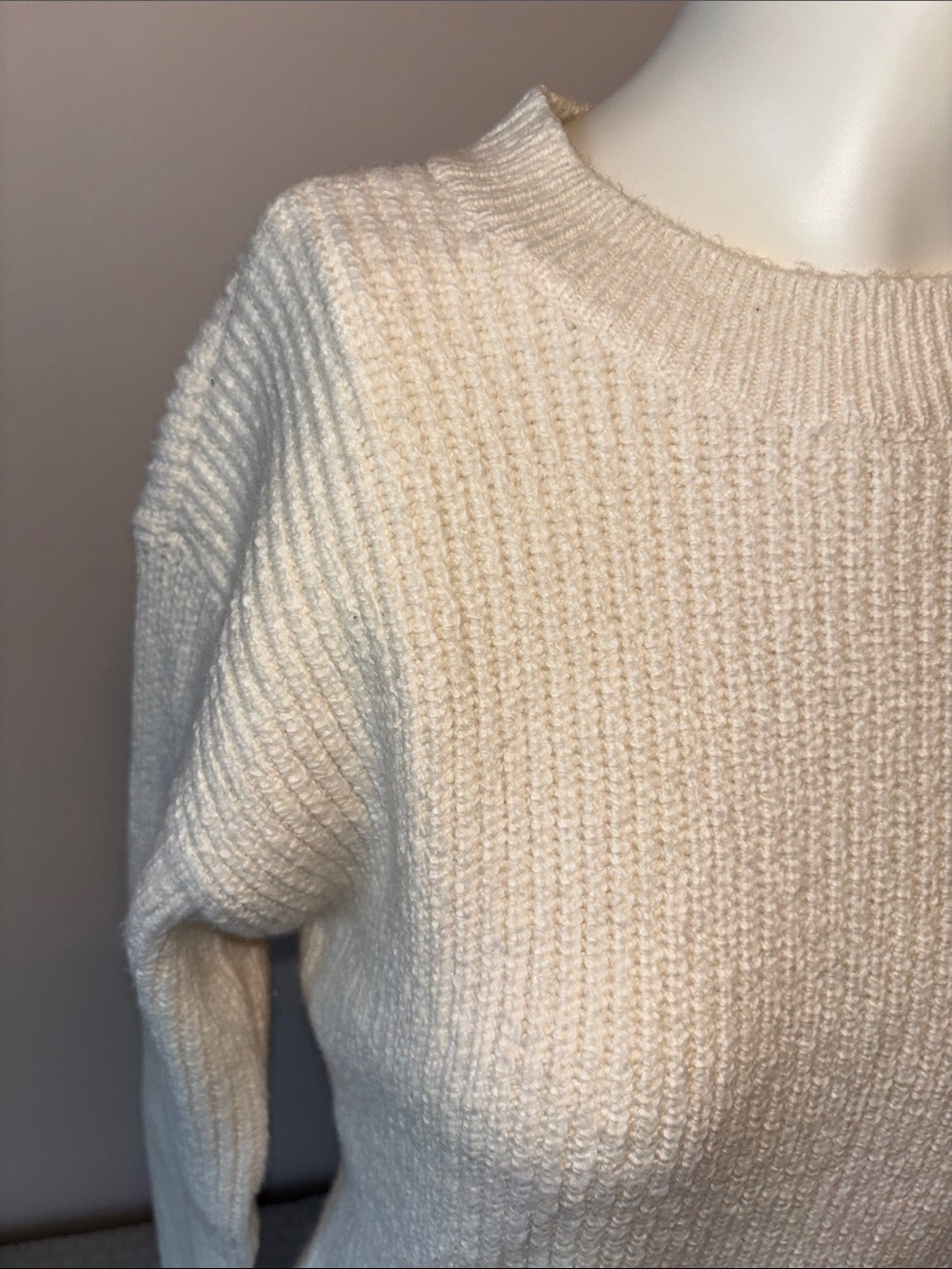 Joe Fresh Ribbed Crew Neck Sweater - Picture 3 of 7